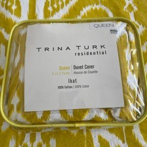 Trina Turk Ikat Queen Duvet Cover
